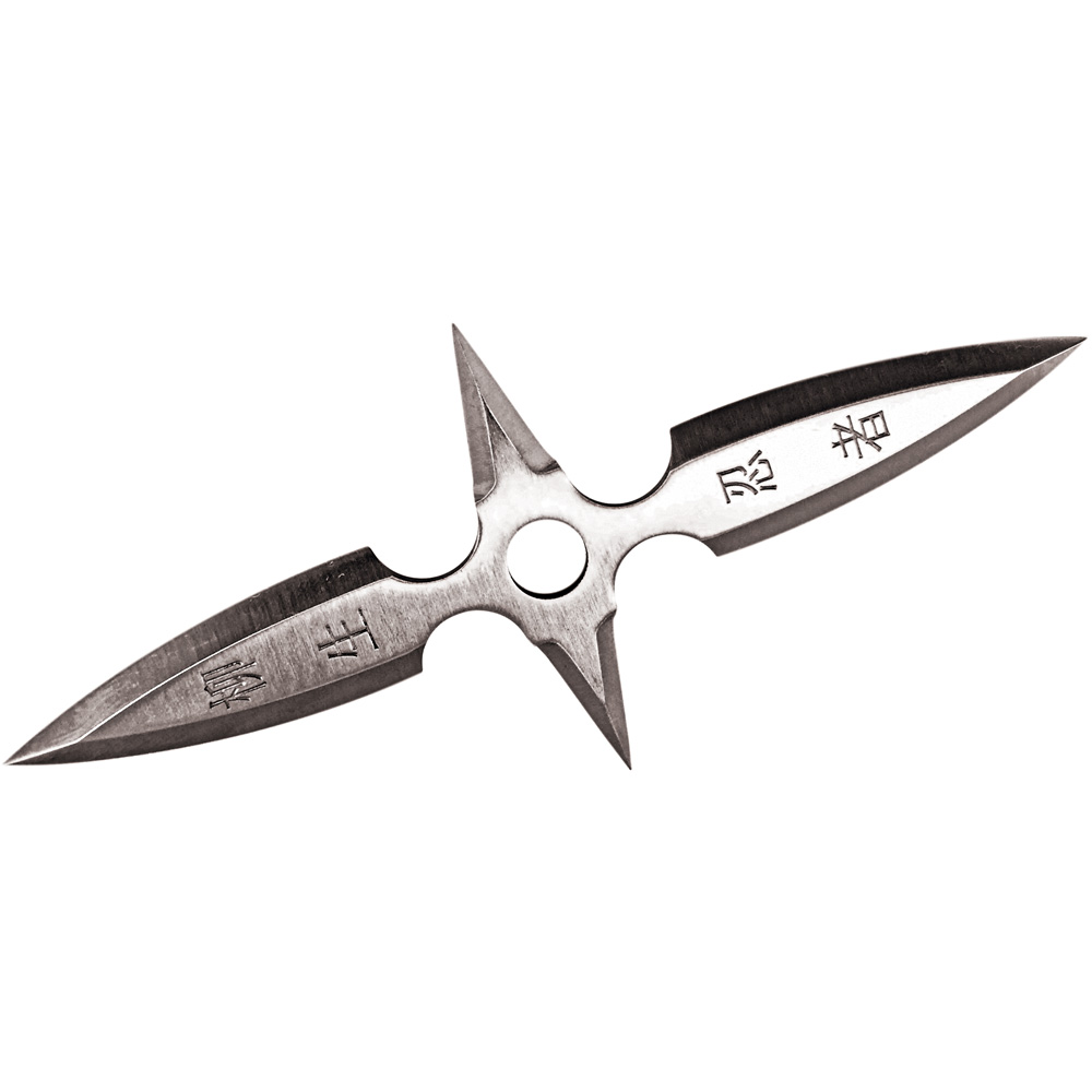 4" Stainless Steel Single Piece Throwing Star view 2